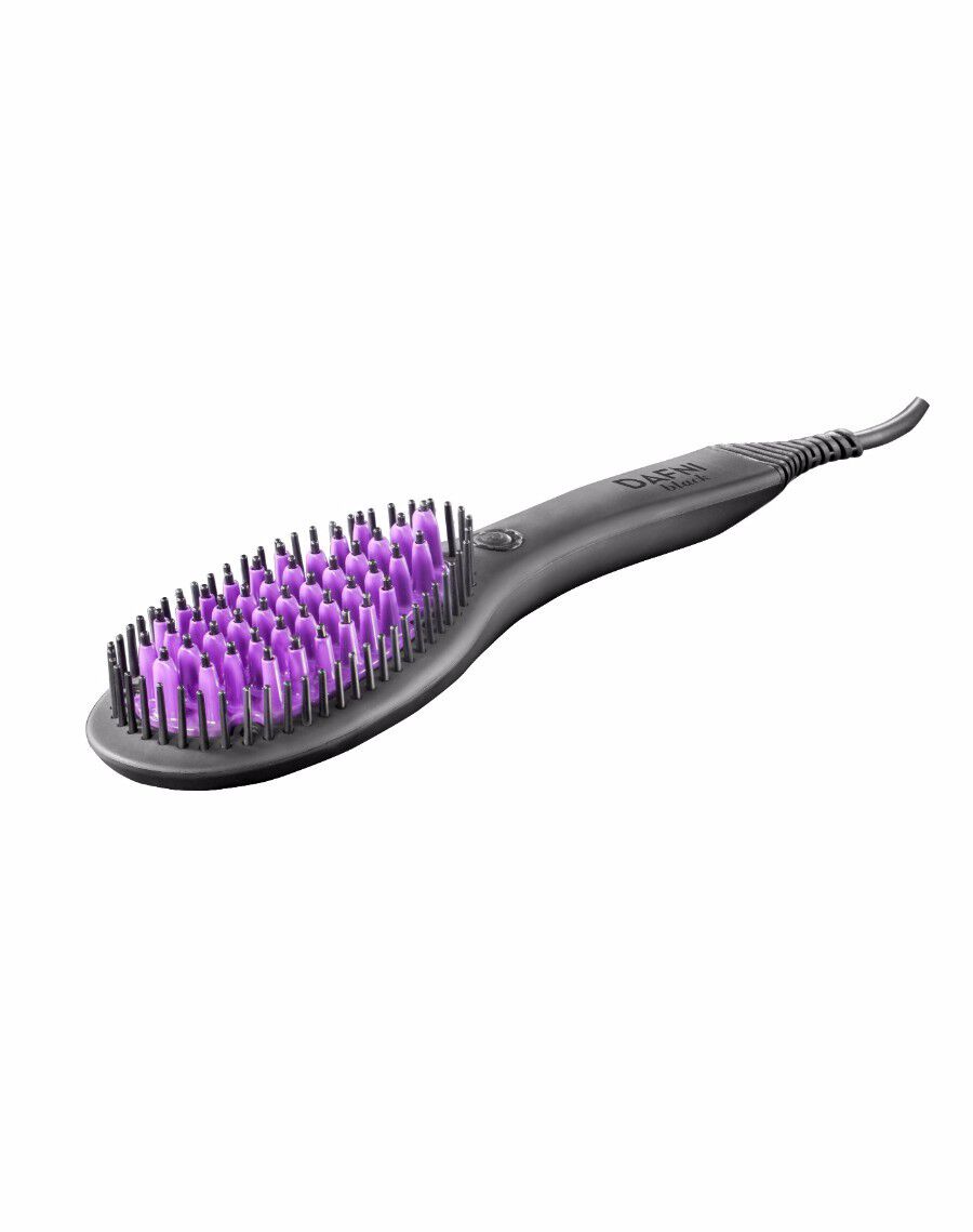 Dafni | Black Hair Straightening Brush | Shaver Shop